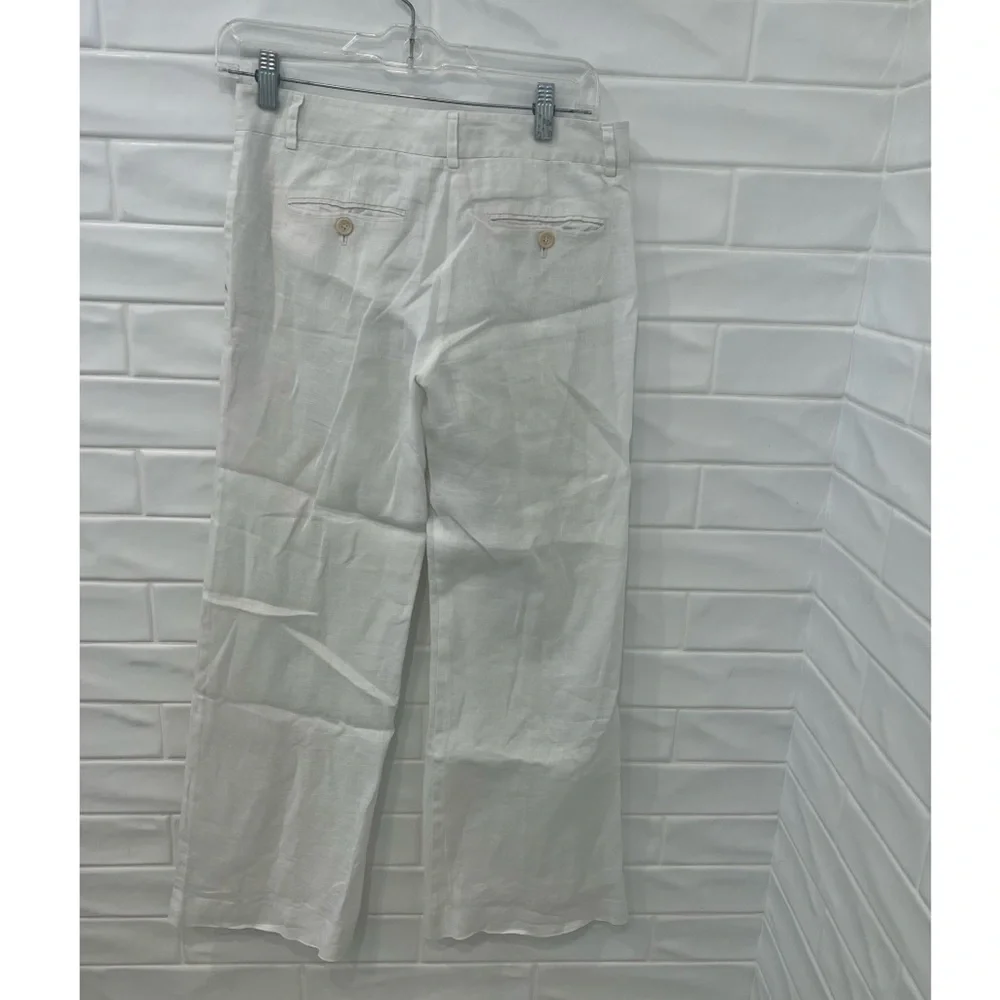 Theory linen pants emery travel 100% linen trousers - Picture 4 of 8